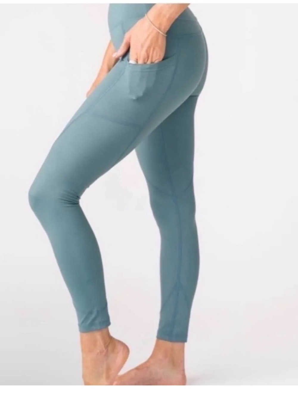 ZYIA Active Teal High-Waist Leggings